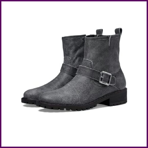 Leather Ankle Booties with Zipper Closure, Size Available - Picture 2 of 6